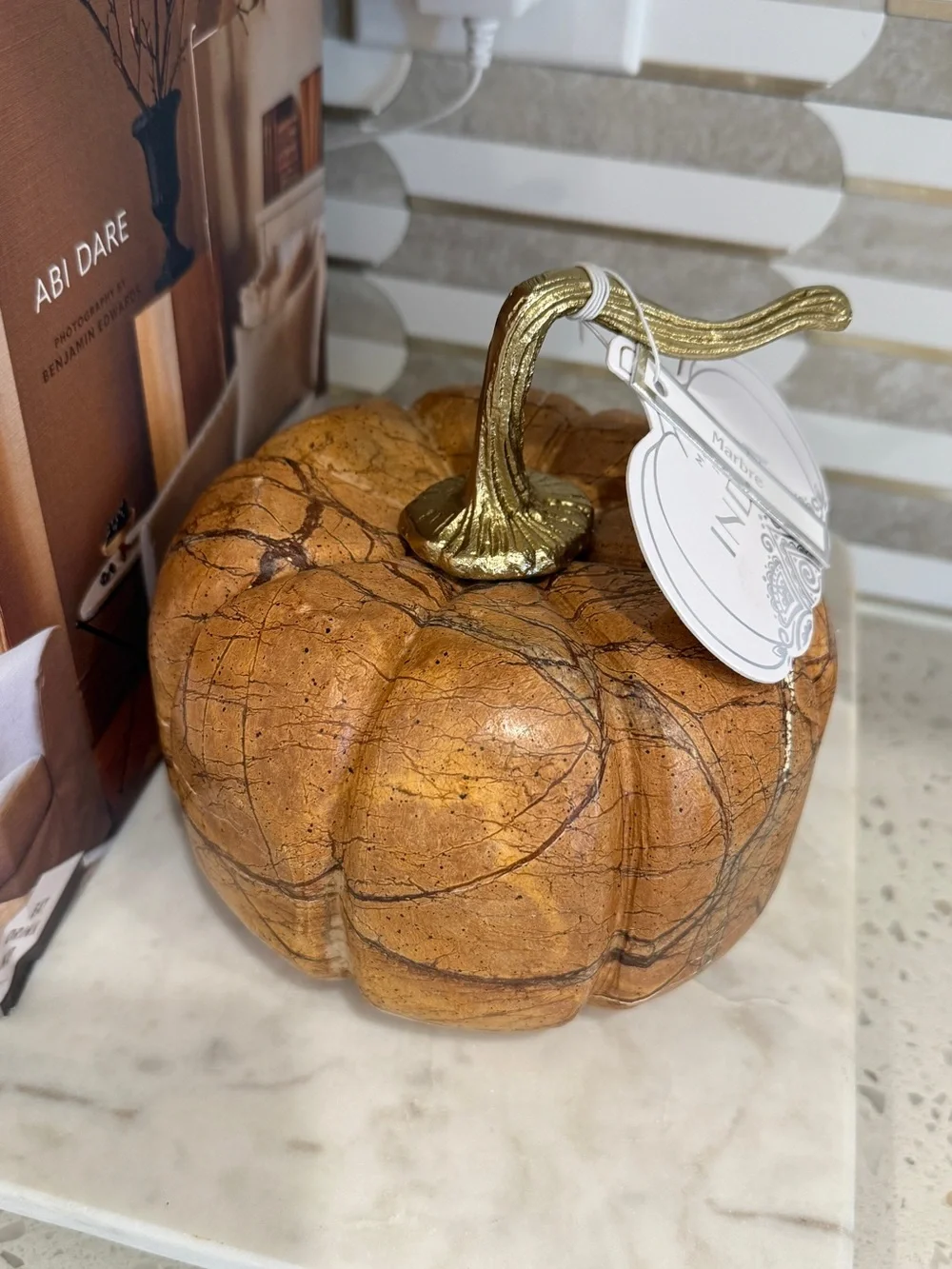 Marble Pumpkin